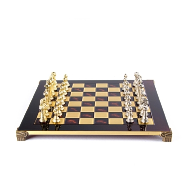 Ensemble de Jeu d'Echecs Staunton en Métal avec Coffret de Rangement – Image 2