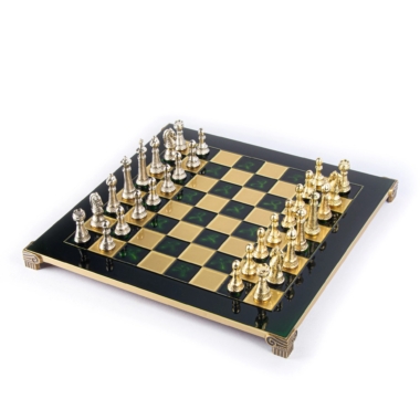 Ensemble de Jeu d'Echecs Staunton en Métal avec Coffret de Rangement – Image 8