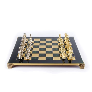 Ensemble de Jeu d'Echecs Staunton en Métal avec Coffret de Rangement – Image 9