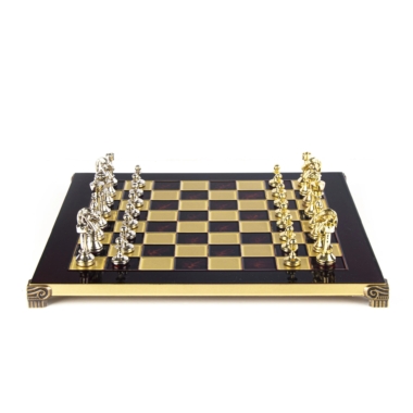 Ensemble de Jeu d'Échecs Staunton en Métal avec Coffret de Rangement – Image 27