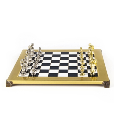 Ensemble de Jeu d'Échecs Staunton en Métal avec Coffret de Rangement – Image 4