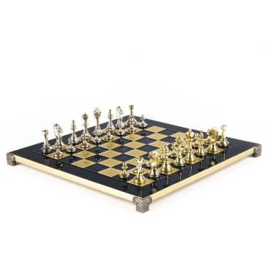 Ensemble de Jeu d'Échecs Staunton en Métal avec Coffret de Rangement – Image 13