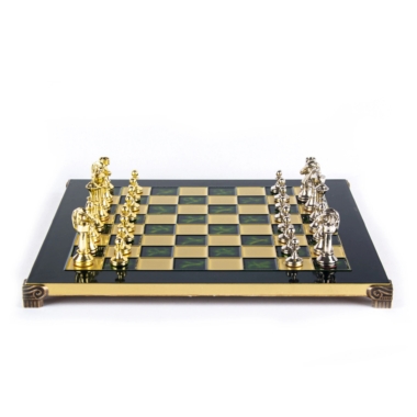 Ensemble de Jeu d'Échecs Staunton en Métal avec Coffret de Rangement – Image 19