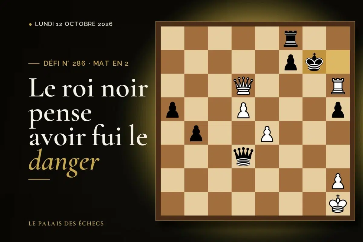 Position du défi d’échecs n° 286 : Les Blancs jouent et matent en 2